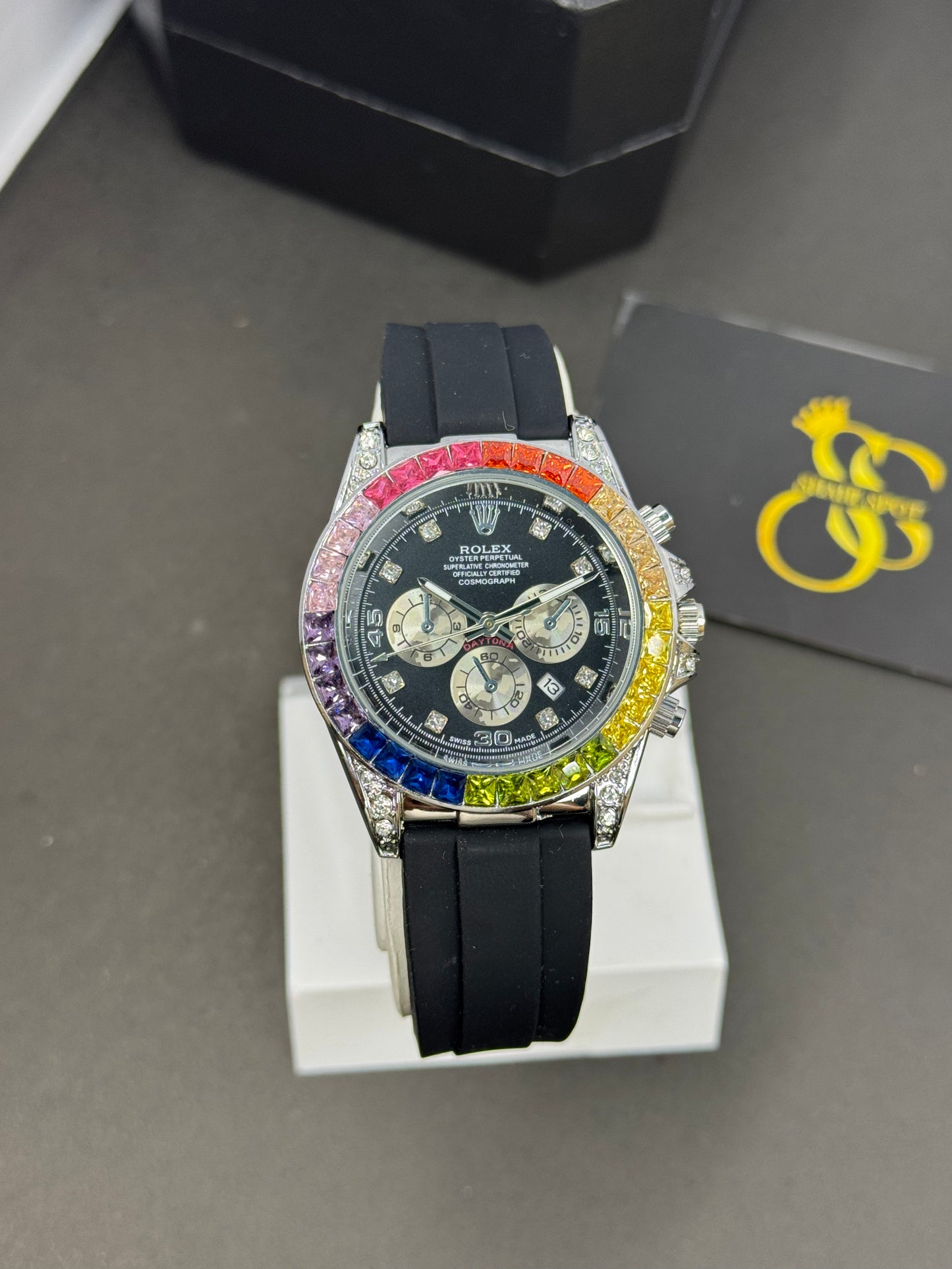 Rolex Rainbow Daytona Watch